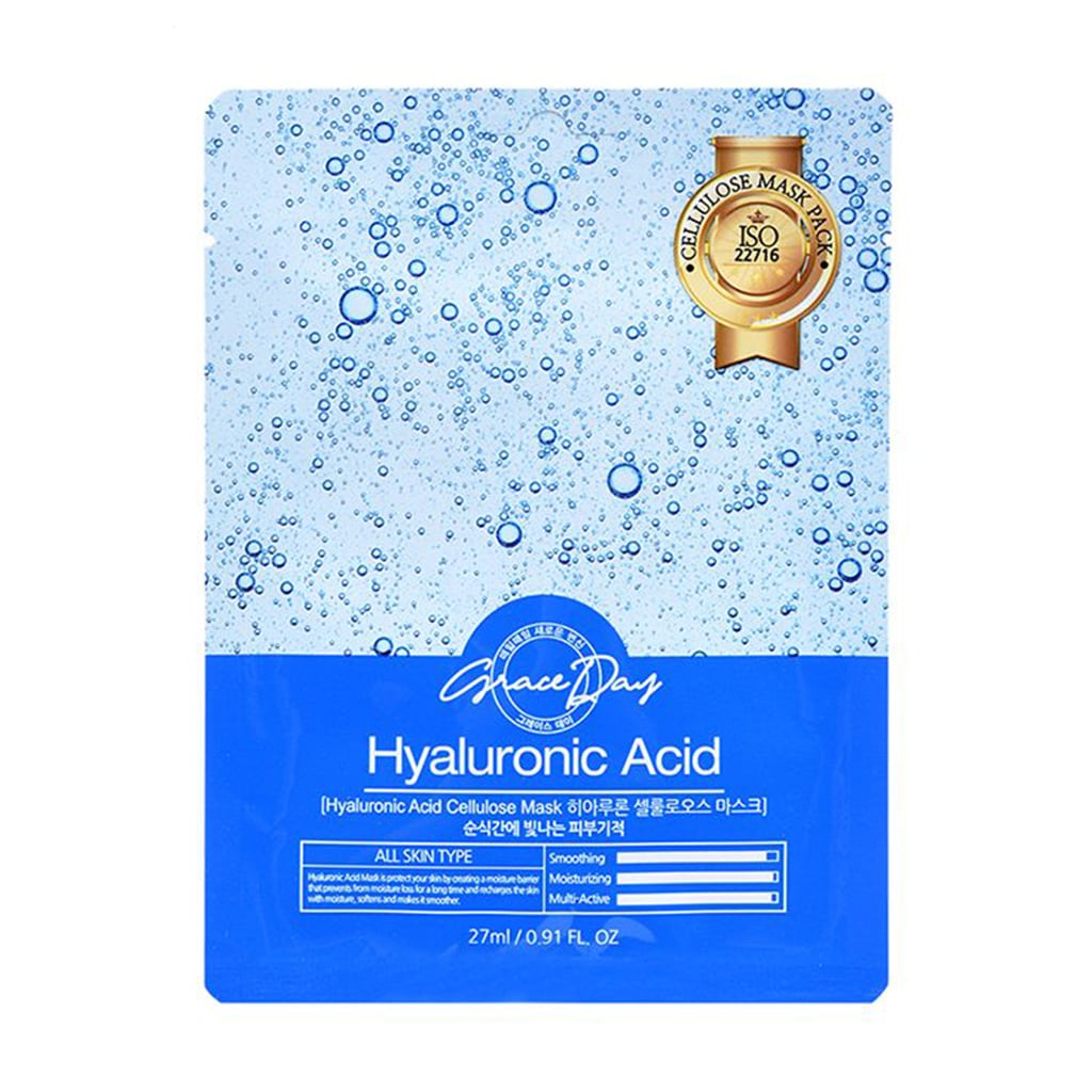 Тканинна маска для обличчя Grace Day Cellulose Mask з гіалуроновою кислотою, 27 мл